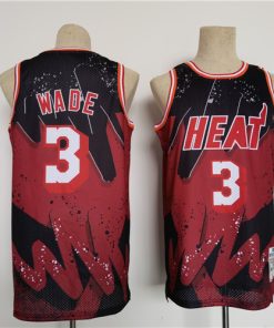 Men's Miami Heat #3 Dwyane Wade Hip Hop Jersey