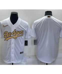 MLB Dodgers Blank custom White 2022 All-Star Cool Base Men Jersey