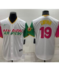 MLB Padres 19 Tony Gwynn White 2021 City Connect Nike Cool Base Men Jersey