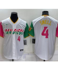 MLB Padres 4 Blake Snell White 2021 City Connect Nike Cool Base Men Jersey