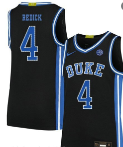 Mens Jj Redick Duke Blue Devils #4 Black Colleage Basketball Jersey