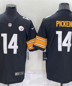 Men's Pittsburgh Steelers #14 George Pickens Black Vapor Untouchable Limited Stitched Jersey