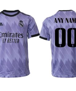 2022-23 Real Madrid Away Soccer Men Custom Jersey
