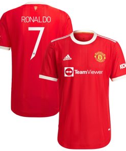 Manchester United Cup Home Authentic Shirt 2021-22 with Ronaldo 7 Jersey