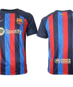 Men's Barcelona Custom Blue Jersey