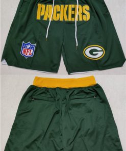 Men's Green Bay Packers Navy Shorts(Run Small)