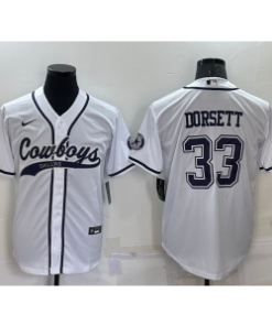 Nike Cowboys 33 Tony Dorsett White Vapor Baseball Limited Men Jersey