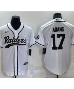 Nike Raiders 17 Davante Adams White Gray Vapor Baseball Limited Men Jersey