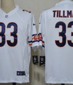 Chicago Bears #33 Charles Tillman White Vapor limited Jersey