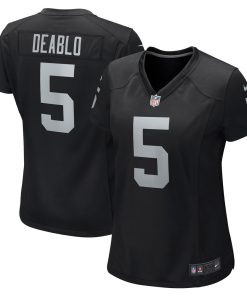 Divine Deablo 5 Las Vegas Raiders Nike Women's Player Jersey