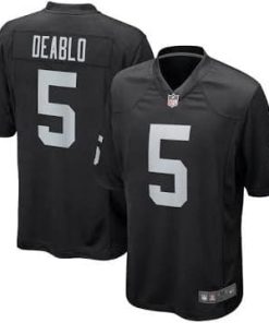 Men's Divine Deablo 5 Las Vegas Raiders Nike Player black Jersey