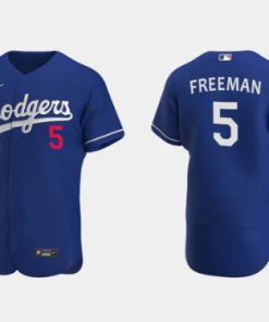 Men's Los Angeles Dodgers #5 Freddie Freeman Baseball Jersey