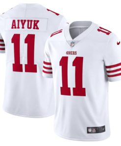 Men's San Francisco 49ers #11 Brandon Aiyuk 2022 New White Vapor Untouchable Stitched Jersey