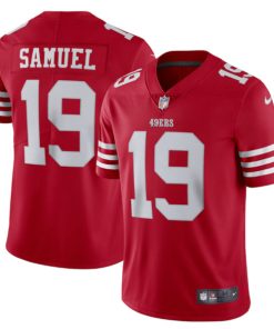 Men's San Francisco 49ers #19 Deebo Samuel 2022 New Scarlet Vapor Untouchable Limited Stitched Football Jersey