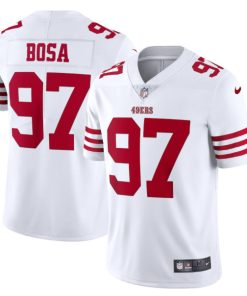 Men's San Francisco 49ers #97 Nike Bosa 2022 New White Vapor Untouchable Stitched Jersey