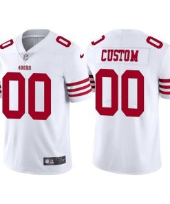 Men's San Francisco 49ers Active Player Custom 2022 New White Vapor Untouchable Stitched Football Jersey
