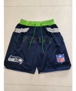 NFL Seahawks Navy Just Don Shorts