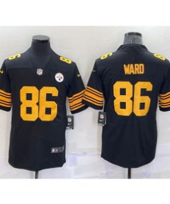 NFL Steelers 86 Hines Ward Black Color Rush Limited Men Jersey
