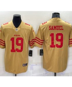 Nike 49ers 19 Deebo Samuel Gold Inverted Legend Limited Men Jersey