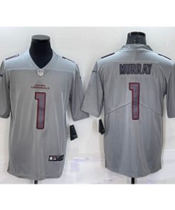 Nike Cardinals 1 Kyler Murray Grey Atmosphere Fashion Vapor Limited Men Jersey