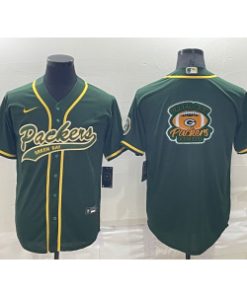 Nike Packers Blank Green Vapor Baseball Logo Limited Men Jersey