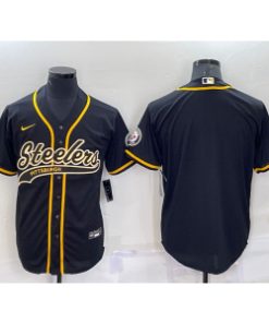 Nike Steelers Blank Black Vapor Baseball Limited Men Jersey