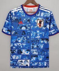 Men's Japan Blank Blue Home Soccer Jersey