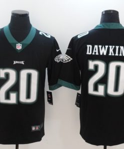 Men's Philadelphia Eagles #20 Brian Dawkins Black Vapor Untouchable Limited Stitched NFL Jersey