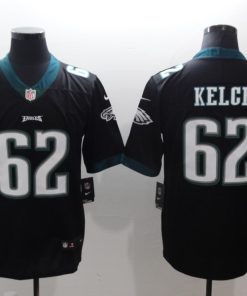 Men's Philadelphia Eagles #62 Jason Kelce Black Vapor Untouchable Limited Stitched NFL Jersey