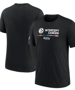 Men's Pittsburgh Steelers Black 2022 Crucial Catch Performance T-Shirt