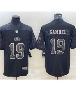 Nike San Francisco 49ers 19 Deebo Samuel Black Reflective Vapor Limited Men Jersey