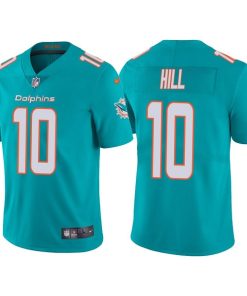 Youth Miami Dolphins #10 Tyreek Hill Aqua Vapor Untouchable Limited Stitched Jersey