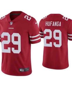 Men's San Francisco 49ers #29 Talanoa Hufanga Red 2022 New Scarlet Vapor Untouchable Limited Stitched Football Jersey