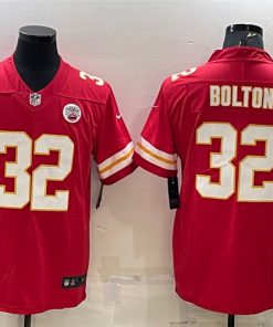 Nike Chiefs 32 Nick Bolton Red Vapor Untouchable Limited Men Jersey
