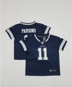 Toddlers Dallas Cowboys #11 Micah Parsons Blue Stitched Jersey