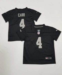 Toddlers Las Vegas Raiders #4 Derek Carr White Vapor Untouchable Limited Stitched NFL Jersey