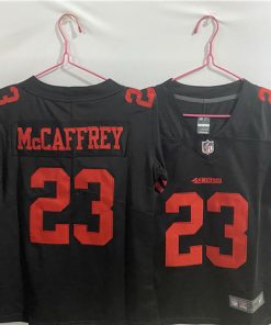 Youth NFL San Francisco 49ers #23 Christian McCaffrey Black Vapor Untouchable Limited Stitched Jersey