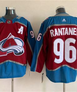 Men's Colorado Avalanche #96 Mikko Rantanen Burgundy Stitched Jersey