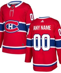Men's Montreal Canadiens Custom Name Number Size NHL Stitched Red Jersey