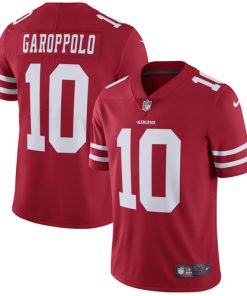 Youth NFL San Francisco 49ers #10 Jimmy Garoppolo Red Vapor Untouchable Limited Stitched Jersey