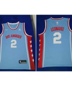 Clippers 2 Kawhi Leonard Light Blue Nike Swingman Jersey