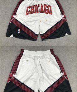 Men's Chicago Bulls 2022-23 City Edition White Shorts (Run Small)
