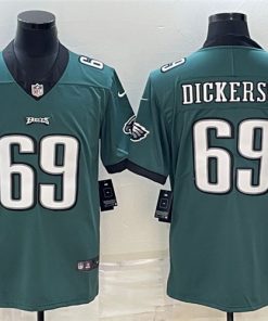 Men's Philadelphia Eagles #69 Landon Dickerson Green Vapor Untouchable Limited Stitched Jersey
