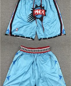 Men's Phoenix Suns 2022-23 Blue City Edition Shorts (Run Small)