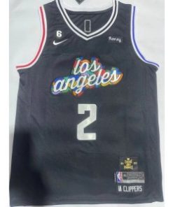 NBA Clipper 2 Kawhi Leonard Black 2022-2023 City Nike Men Jersey