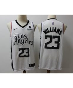 NBA Clippers 23 Lou Williams White City Edition Nike Men Jersey