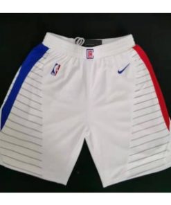 NBA Clippers White Swingman Shorts