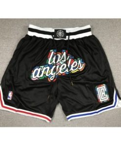 NBA Los Angeles Clippers Black Just Don Shorts