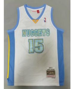 NBA Nuggets 15 Nikola Jokic White New Men Jersey