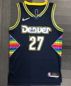 NBA Nuggets 27 Jamal Murray 2021 New City Men Jersey